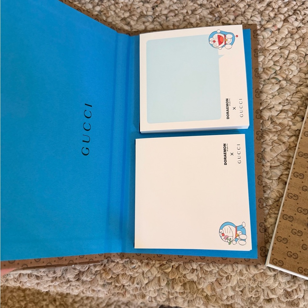 Gucci Brown Doraemon Notebook Trio - Picture 2 of 5